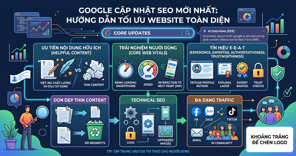 Google cập nhật SEO mới nhất