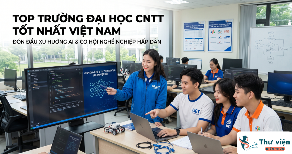 top trường đại học đào tạo công nghệ thông tin